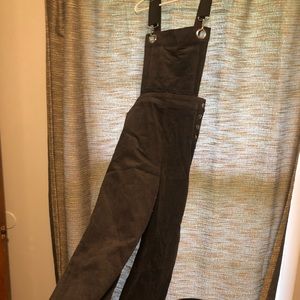 Wide leg corduroy jumper